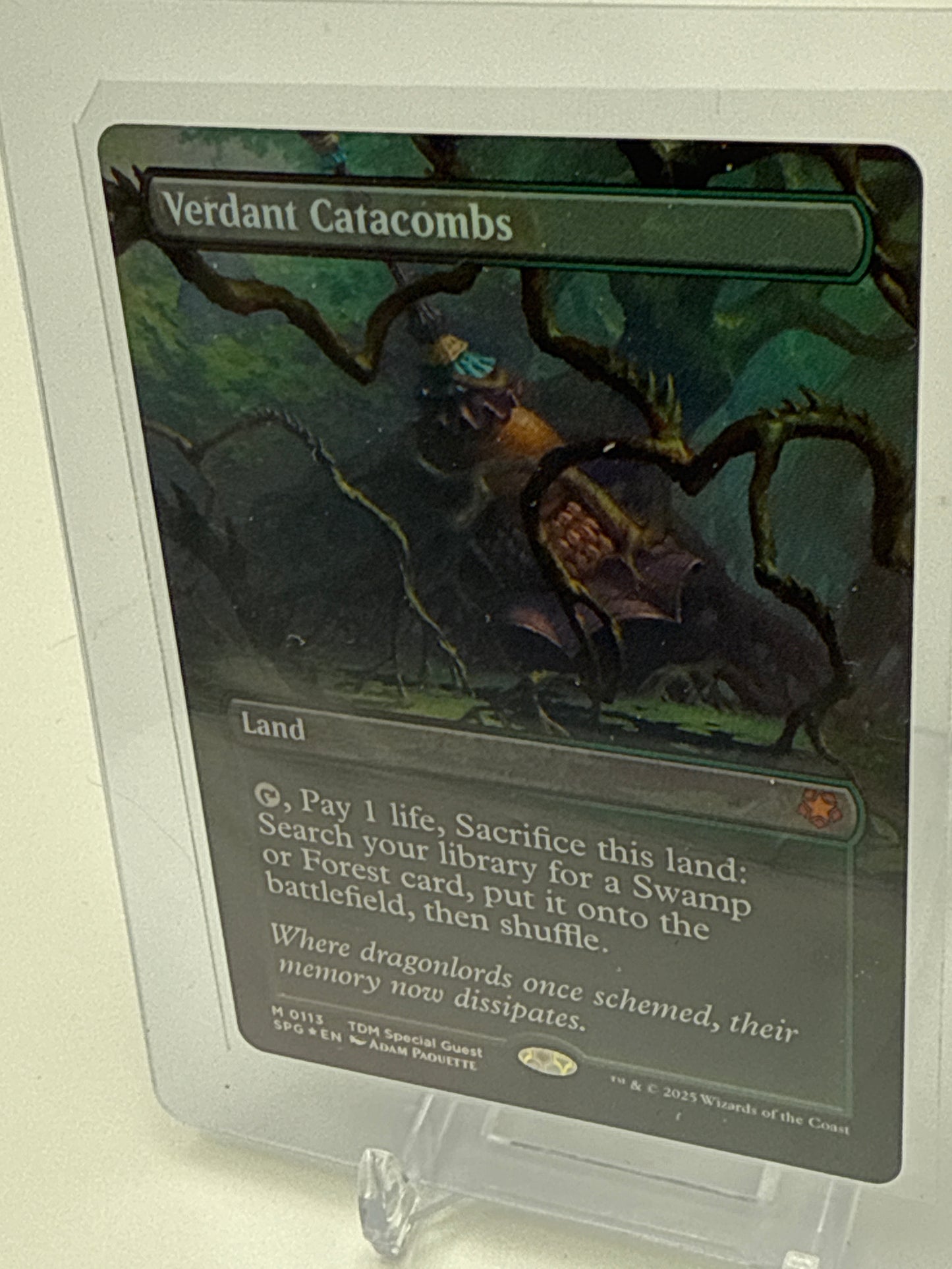 Verdant Catacombs 0113 SPG - Magic the Gathering Tarkir Dragonstorm **Foil**