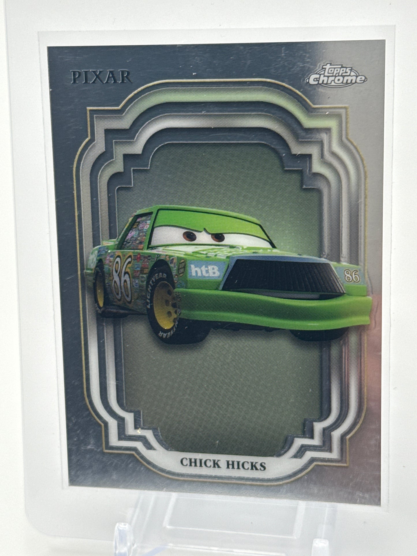 2024 Topps Chrome Disney - Lightning McQueen, Chick, Hicks, Cal Weathers, Miles Axlerod, and Cruz Ramirez