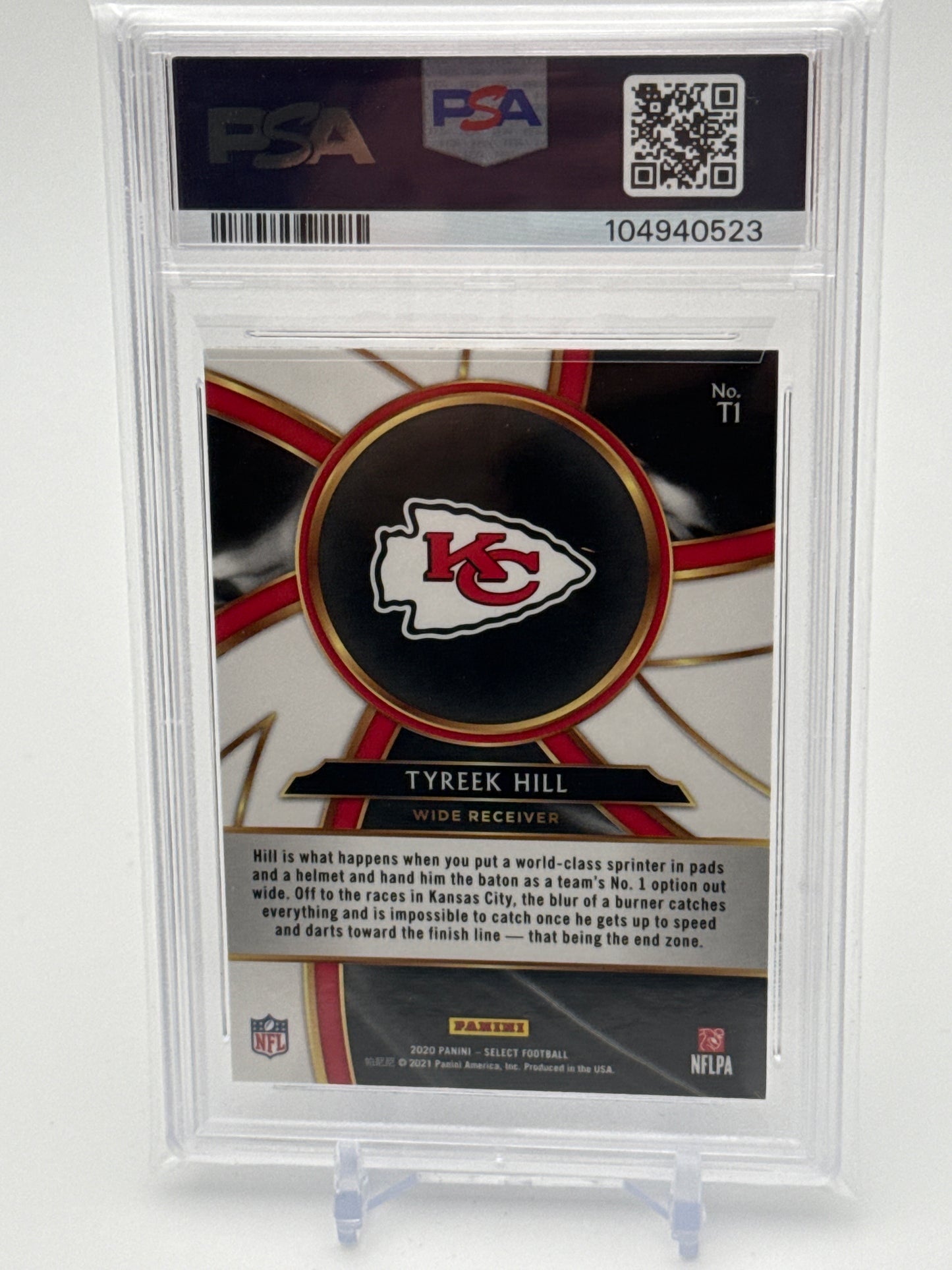 2020 Panini Select Collection - Tyreek Hill Turbocharged