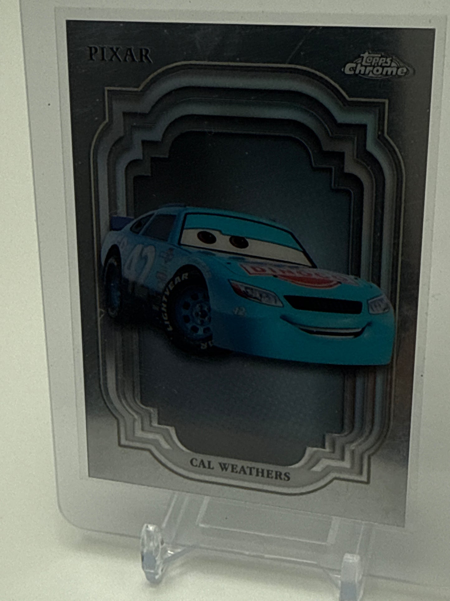 2024 Topps Chrome Disney - Lightning McQueen, Chick, Hicks, Cal Weathers, Miles Axlerod, and Cruz Ramirez