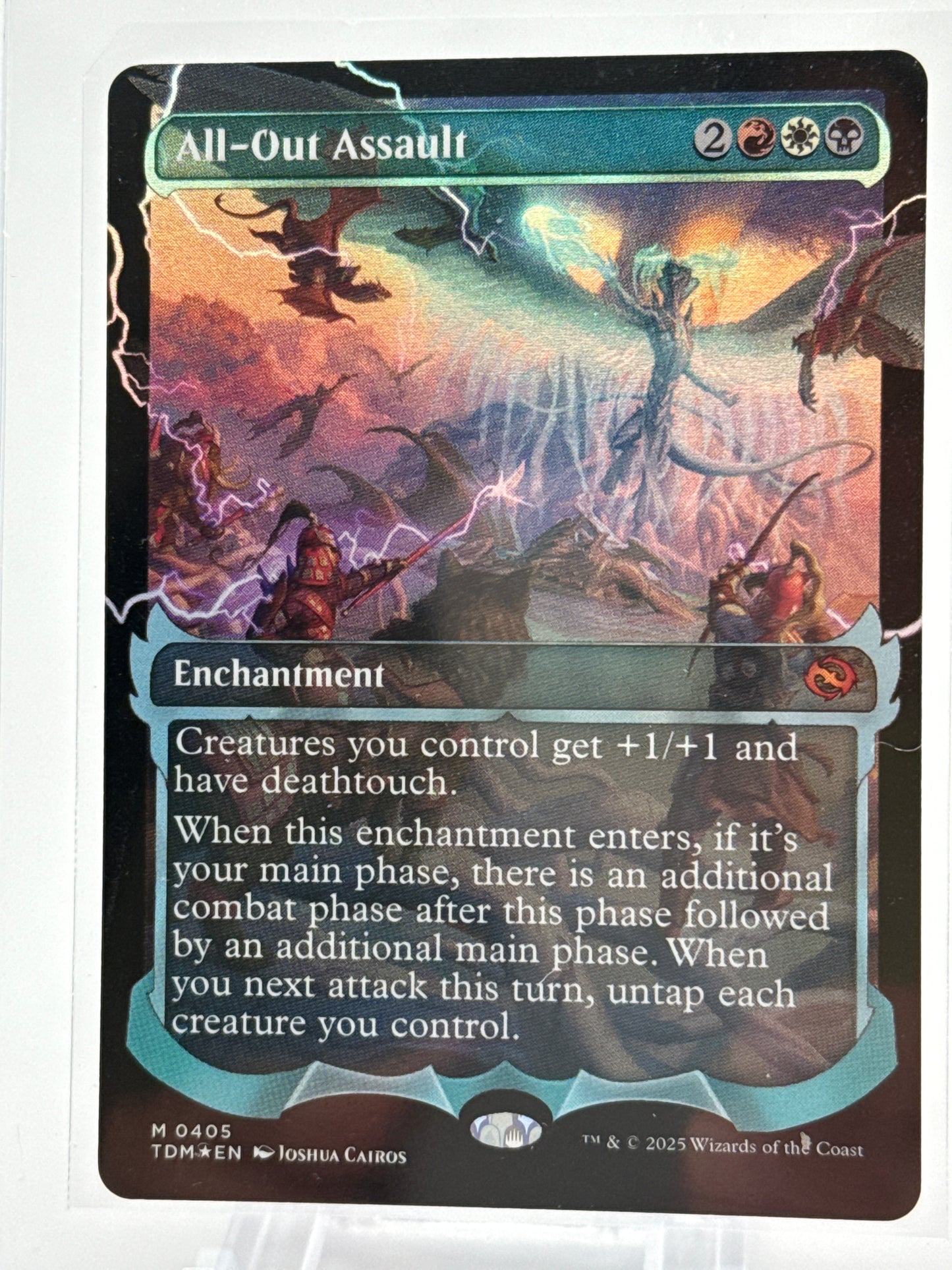 All-Out Assault 0405 Magic the Gathering Tarkir Dragonstorm **Foil**