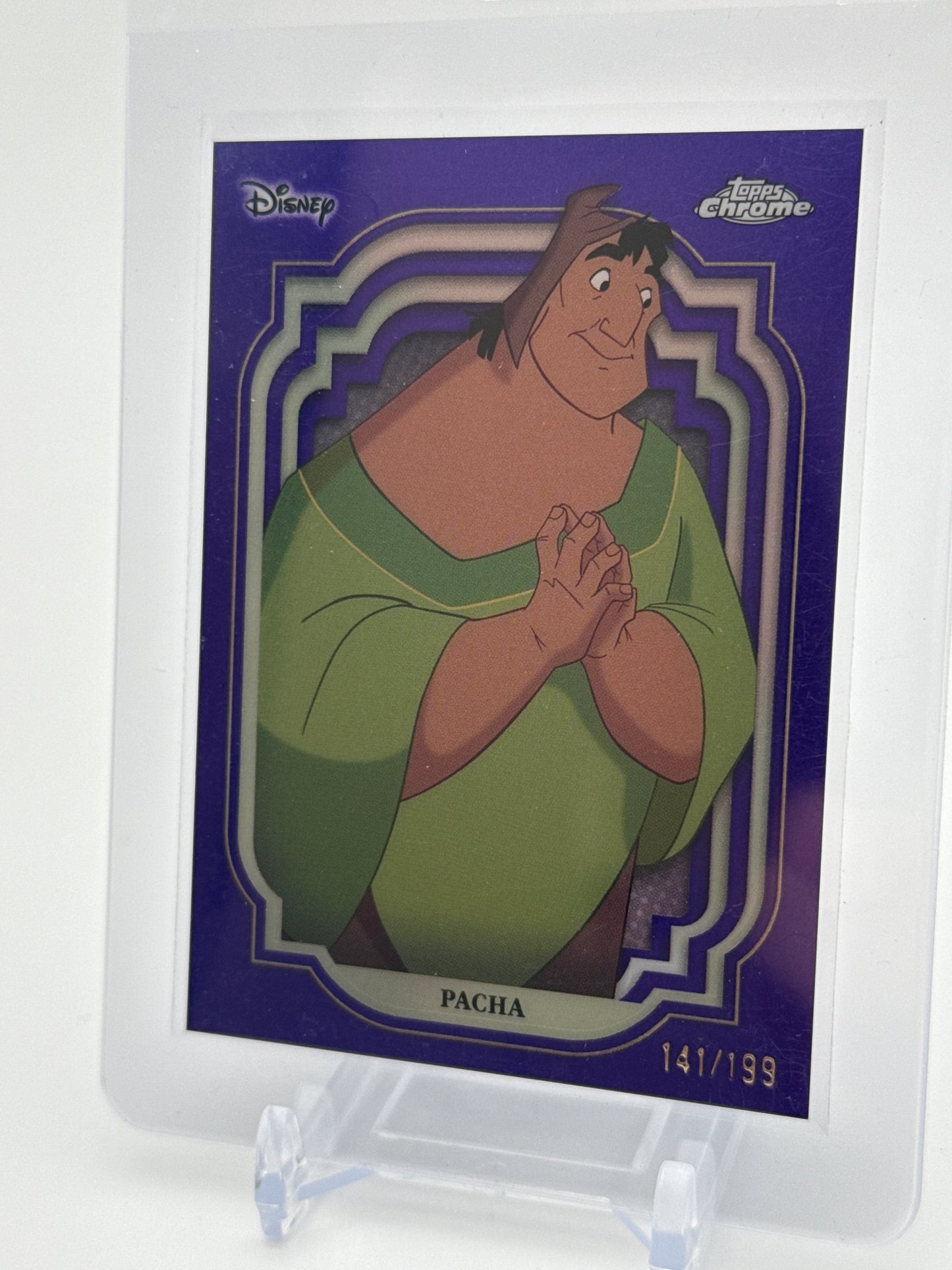 2024 Topps Chrome Disney - Pacha Purple Refractor 141/199