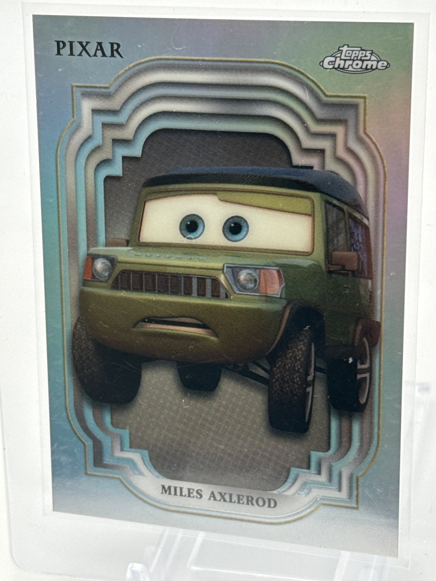 2024 Topps Chrome Disney - Lightning McQueen, Chick, Hicks, Cal Weathers, Miles Axlerod, and Cruz Ramirez