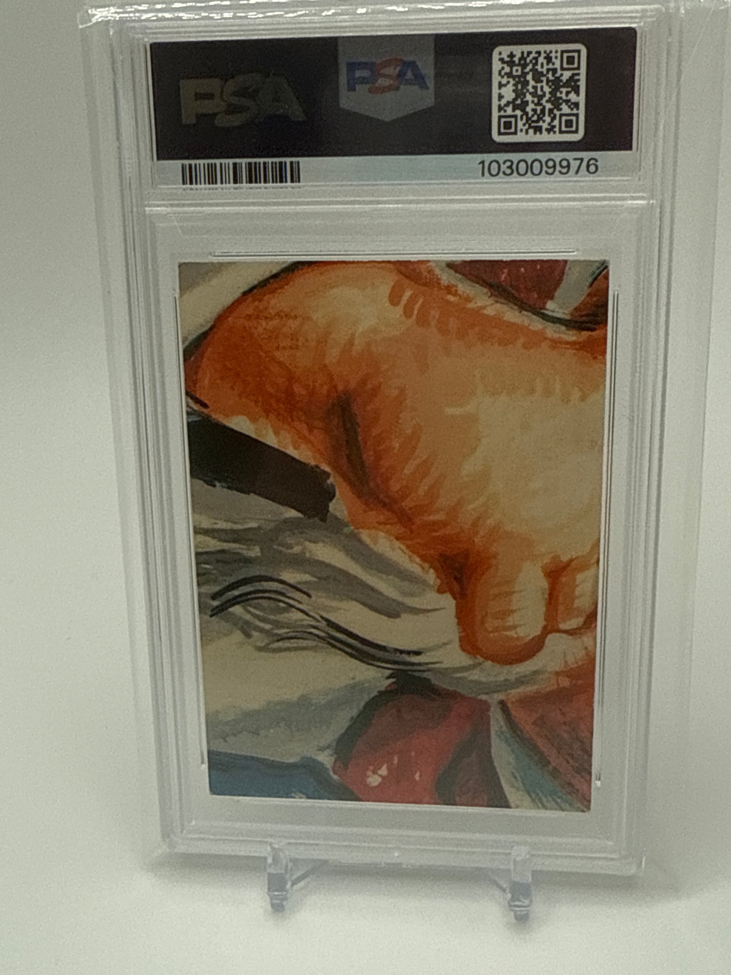 MUSHY MARSHA - GARBAGE PAIL KIDS STICKERS #101a 1986 SERIES 3 PSA 5
