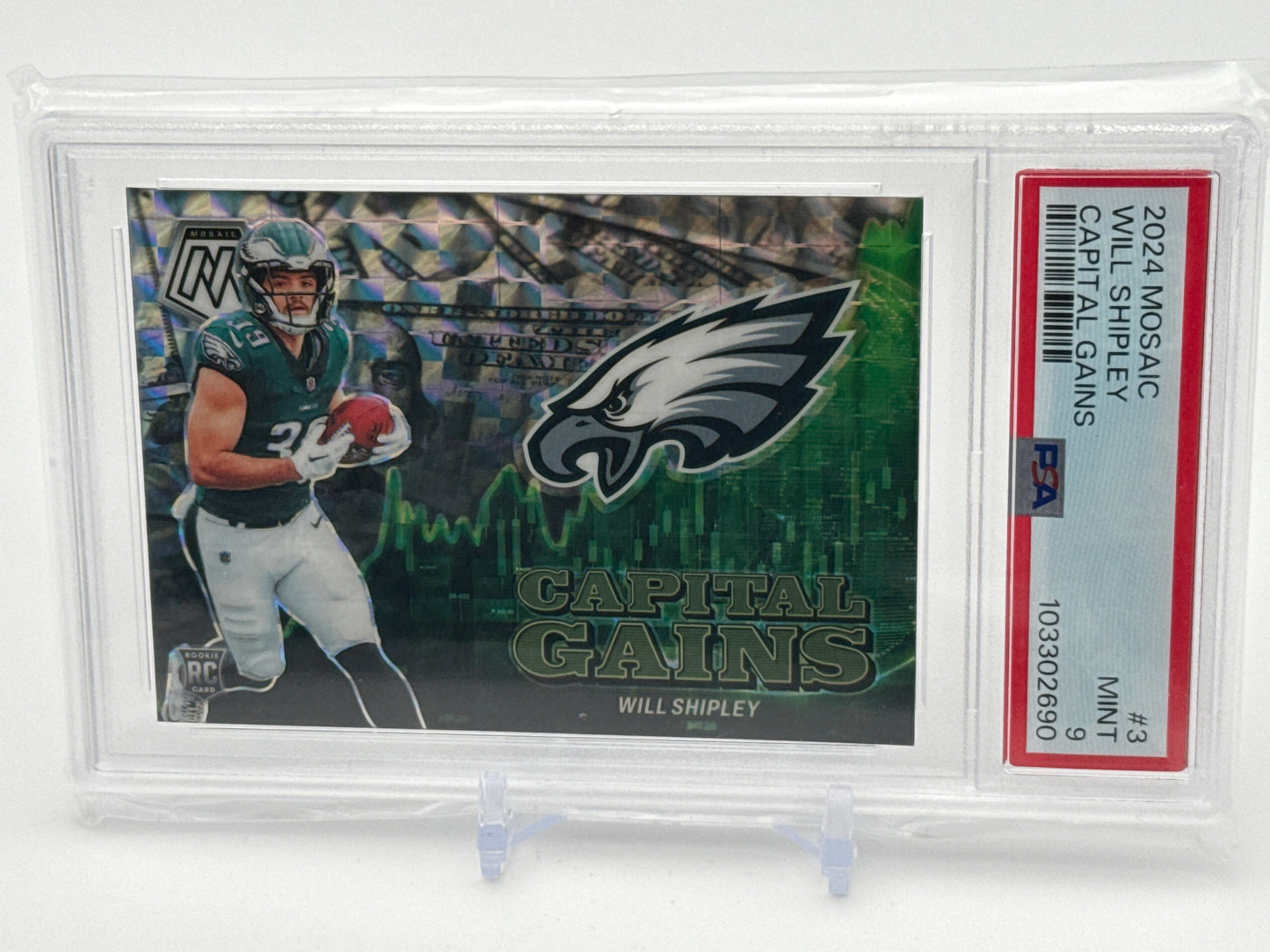 2024 Panini Mosaic Collection - Will Shipley Capital Gains