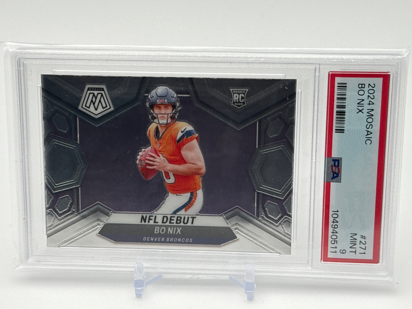 2024 Panini Mosaic Collection - Bo Nix NFL Debut