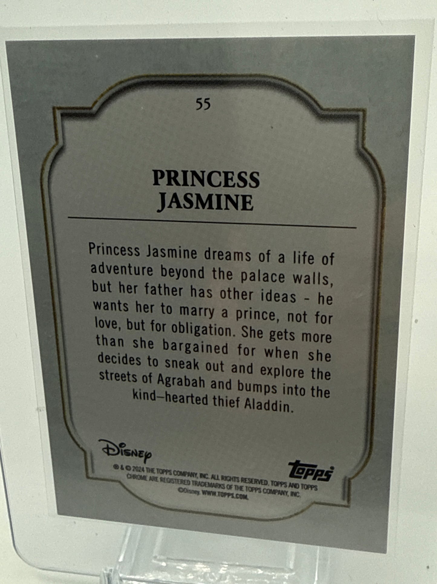 2024 Topps Chrome Disney - Aladdin, Princess Jasmine, and The Genie