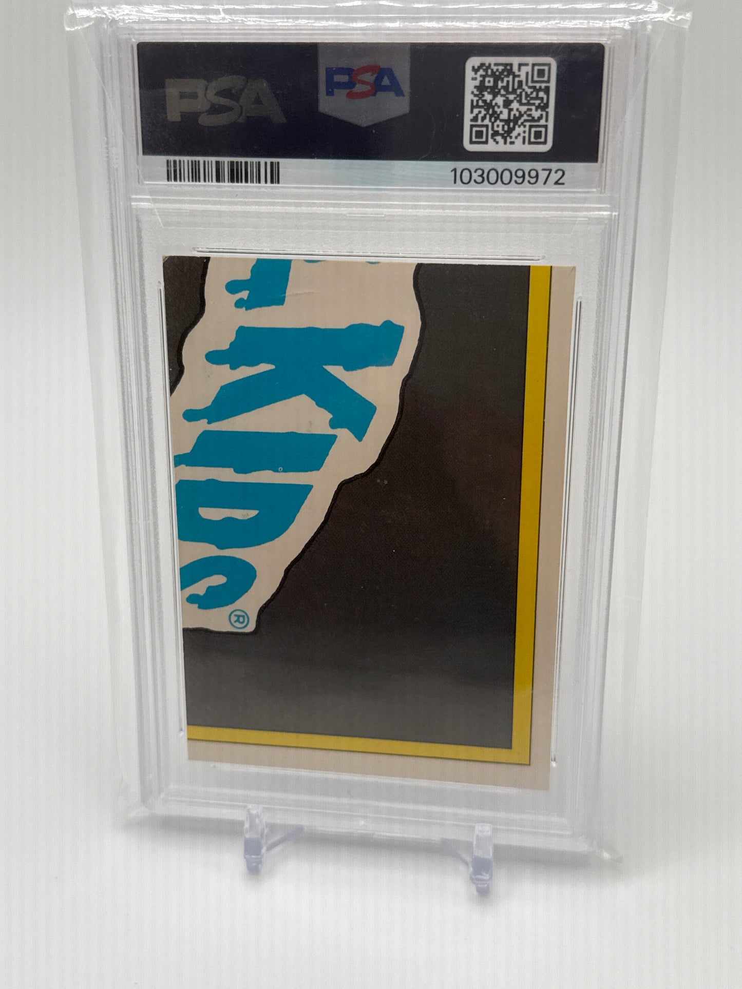 PINNED LYNN - GARBAGE PAIL KIDS STICKERS #85b 1986 SERIES 3 PSA 6