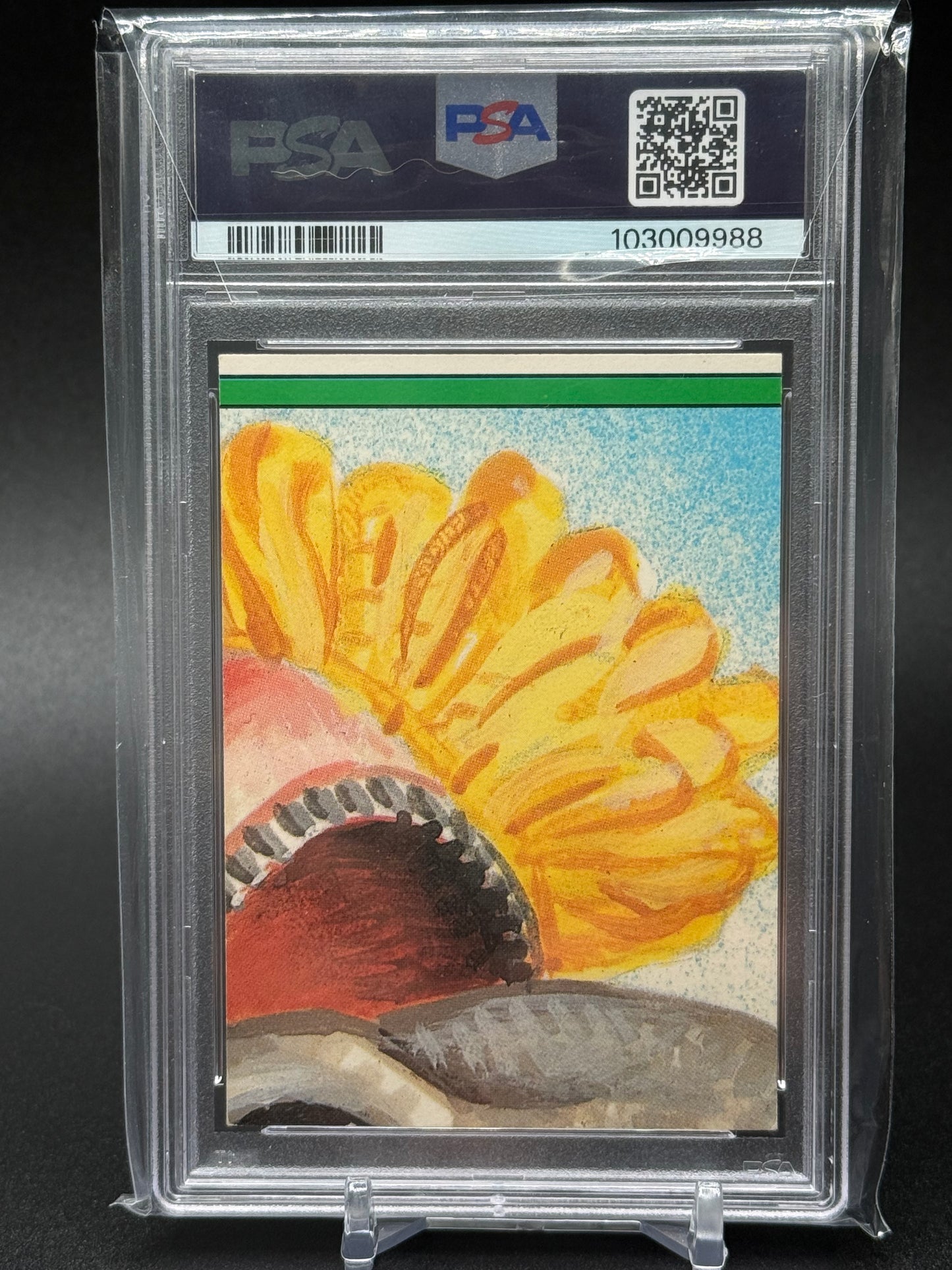 DISTORIN' MORTON - GARBAGE PAIL KIDS STICKERS #157b SERIES 4 PSA 6