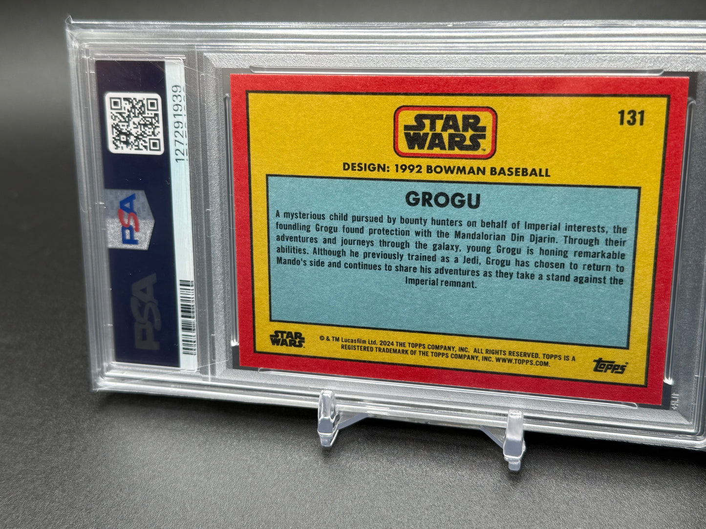 2024 Topps Star Wars "ThrowBack Thursday" - Grogu SP Photo Variation Card #131
