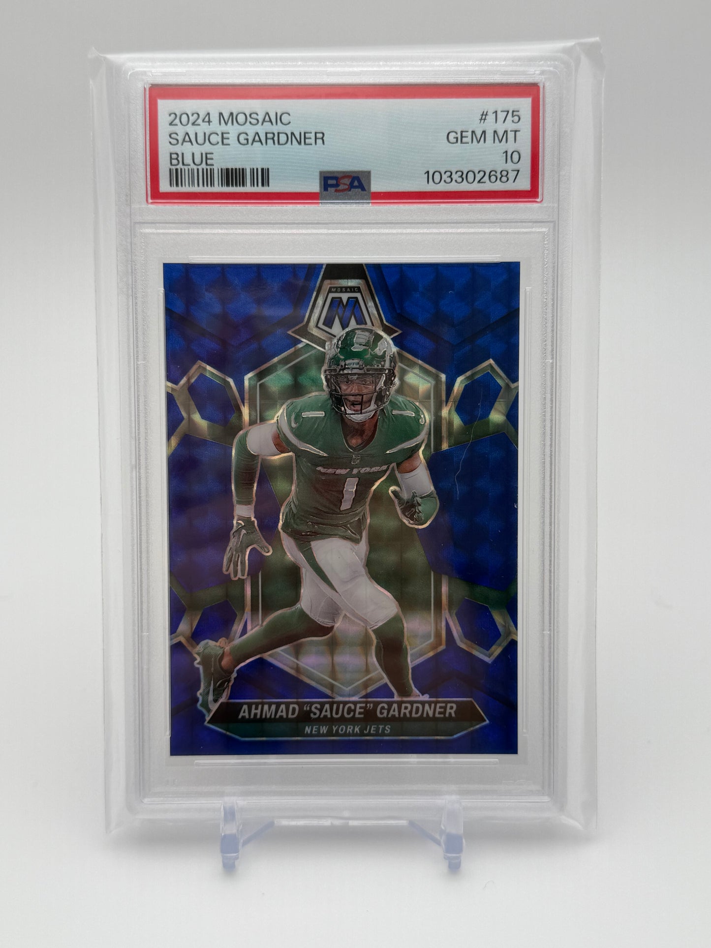 2024 Panini Mosaic Collection - Sauce Gardner Blue Prizm 03/99