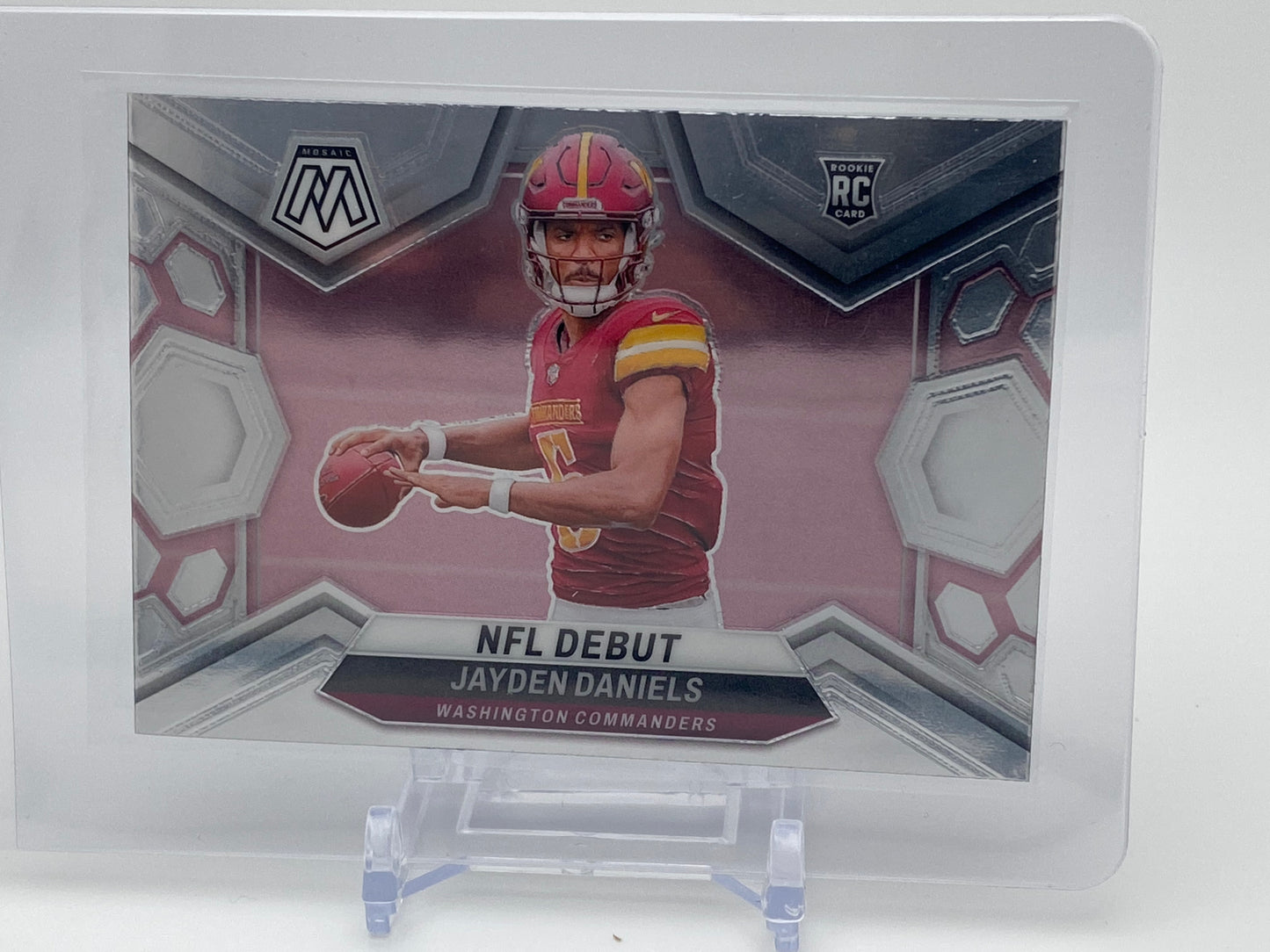 Jayden Daniels 2024 #272 Panini Mosaic - Rookie NFL Debut Card