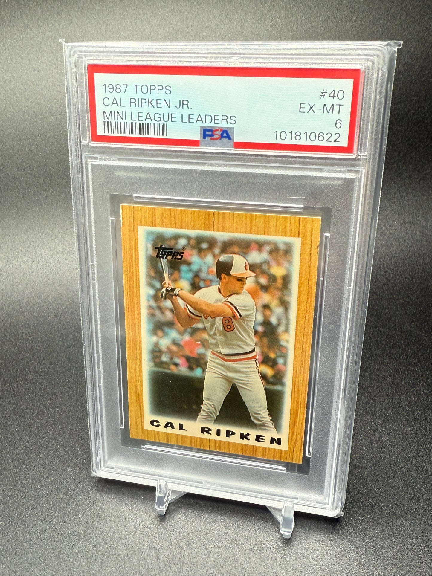 CAL RIPKEN JR, BALTIMORE ORIOLES - 1986 & 1987 TOPPS PSA 7, 6 - SET