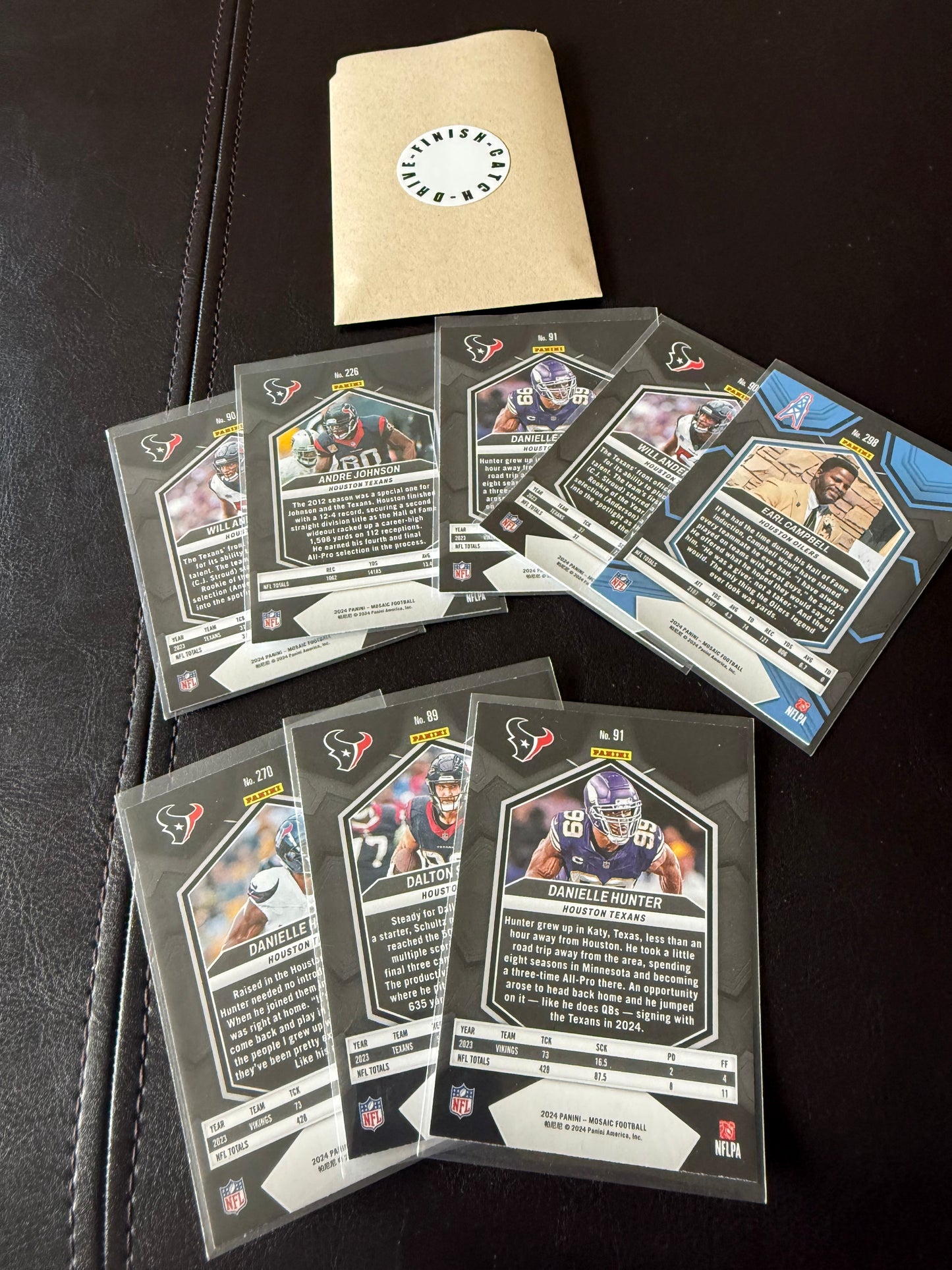 2024 Panini Mosaic Collection -HOUSTON TEXANS Team Cards