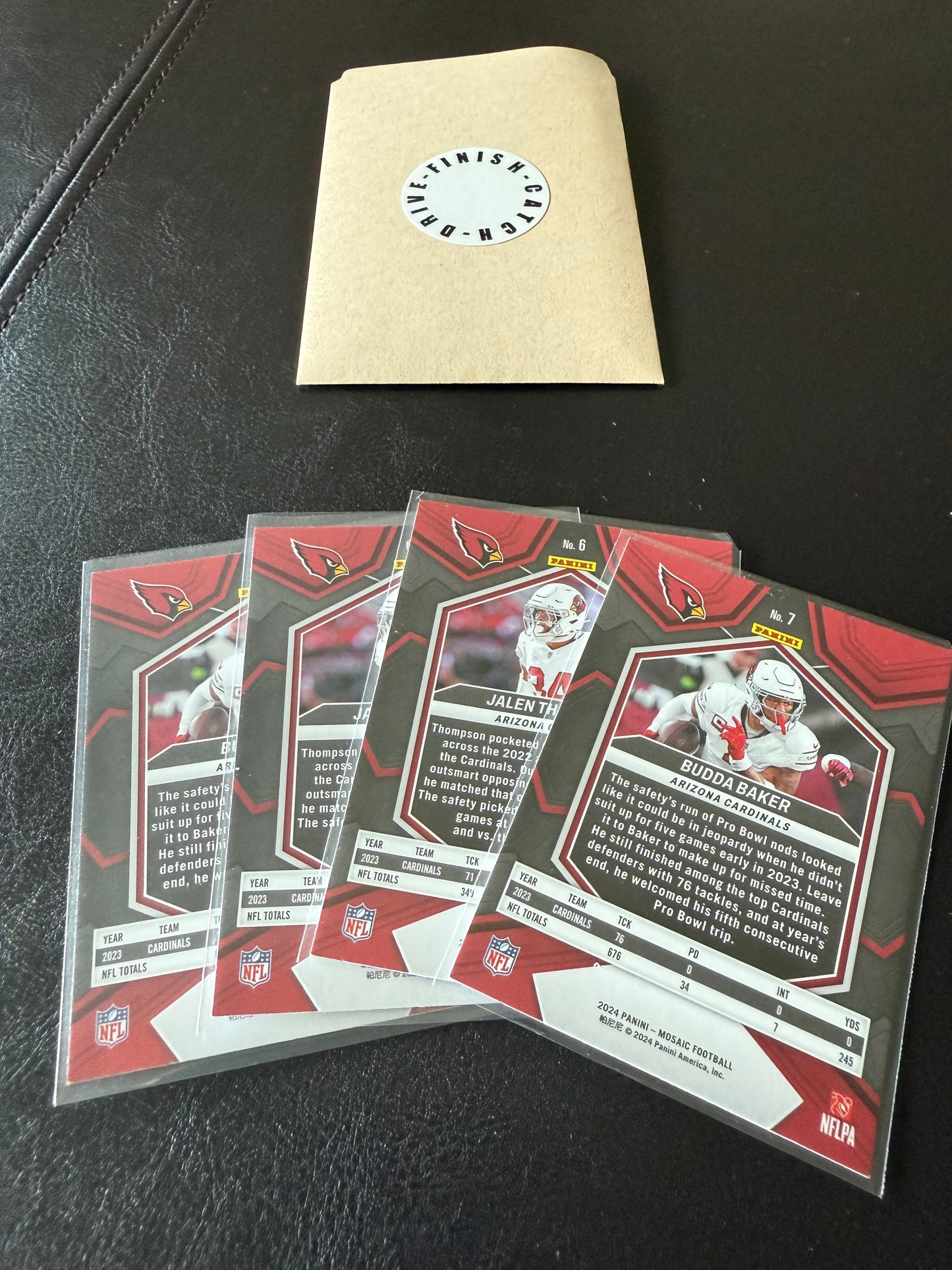 2024 Panini Mosaic Collection -ARIZONA CARDINALS Team Cards