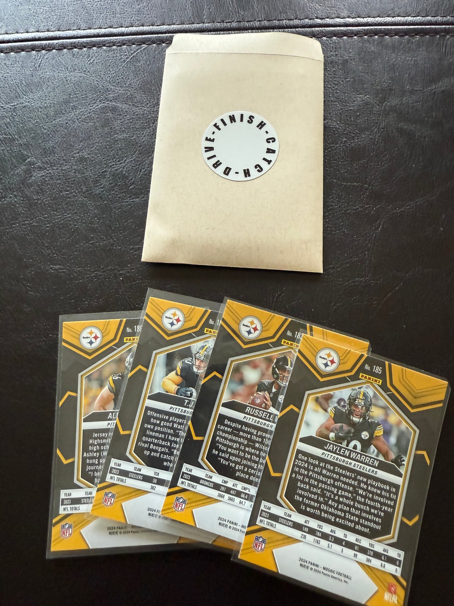 2024 Panini Mosaic Collection - PITTSBURG STEELERS Team Cards