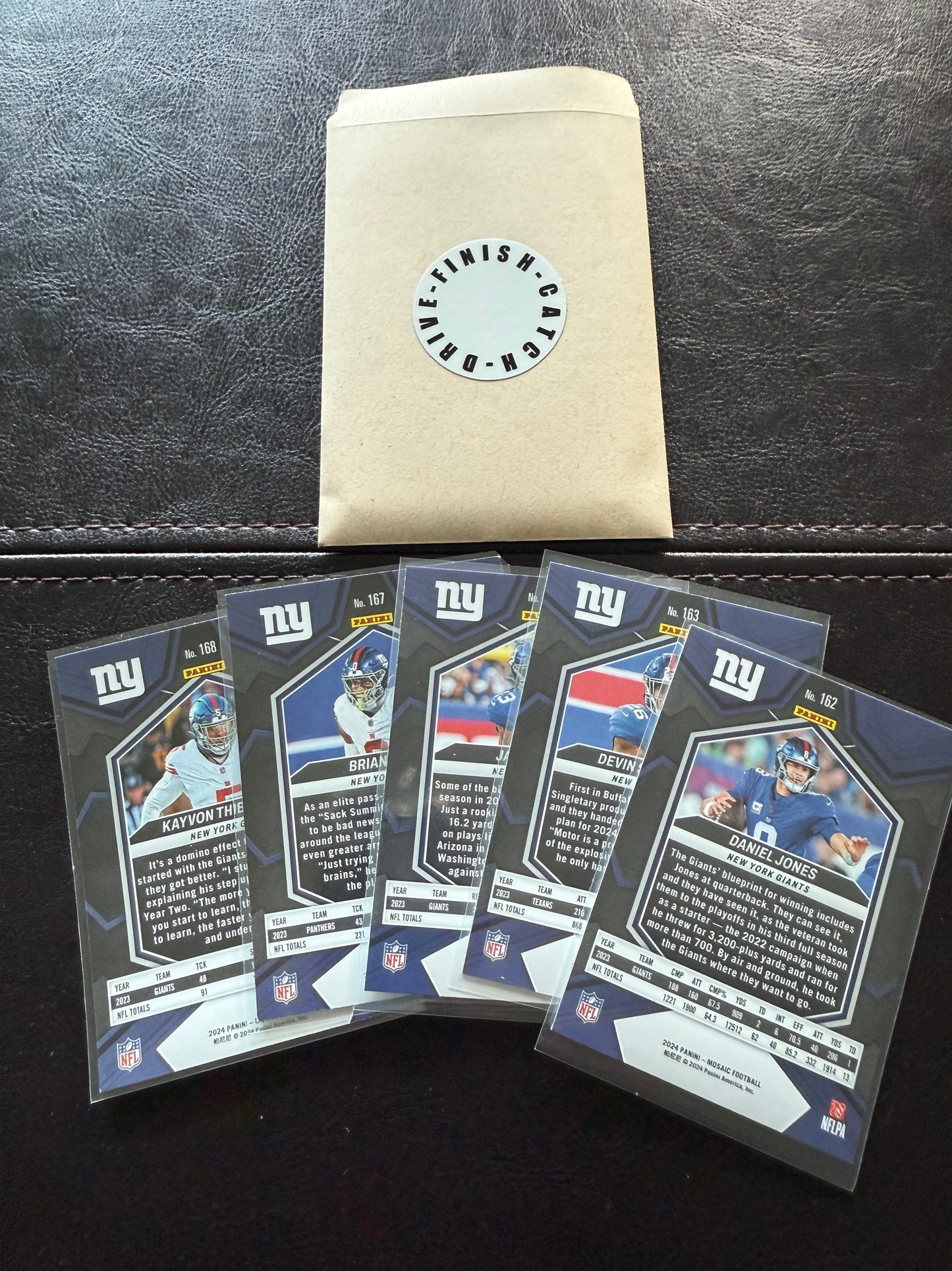 2024 Panini Mosaic Collection - NEW YORK GIANTS Team Cards