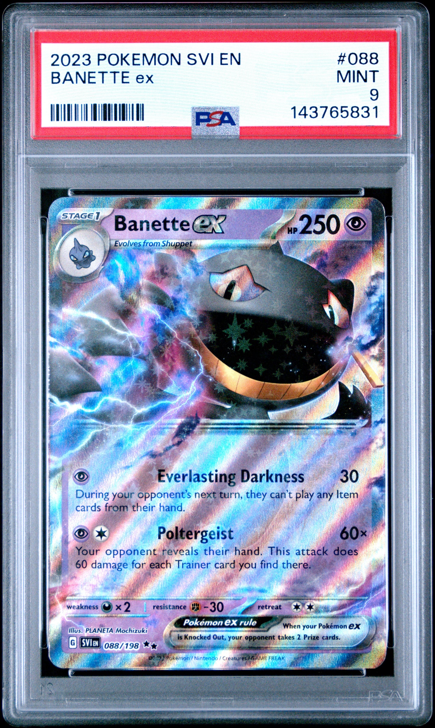 2023 POKEMON SVI EN-SCARLET & VIOLET #088 BANETTE EX