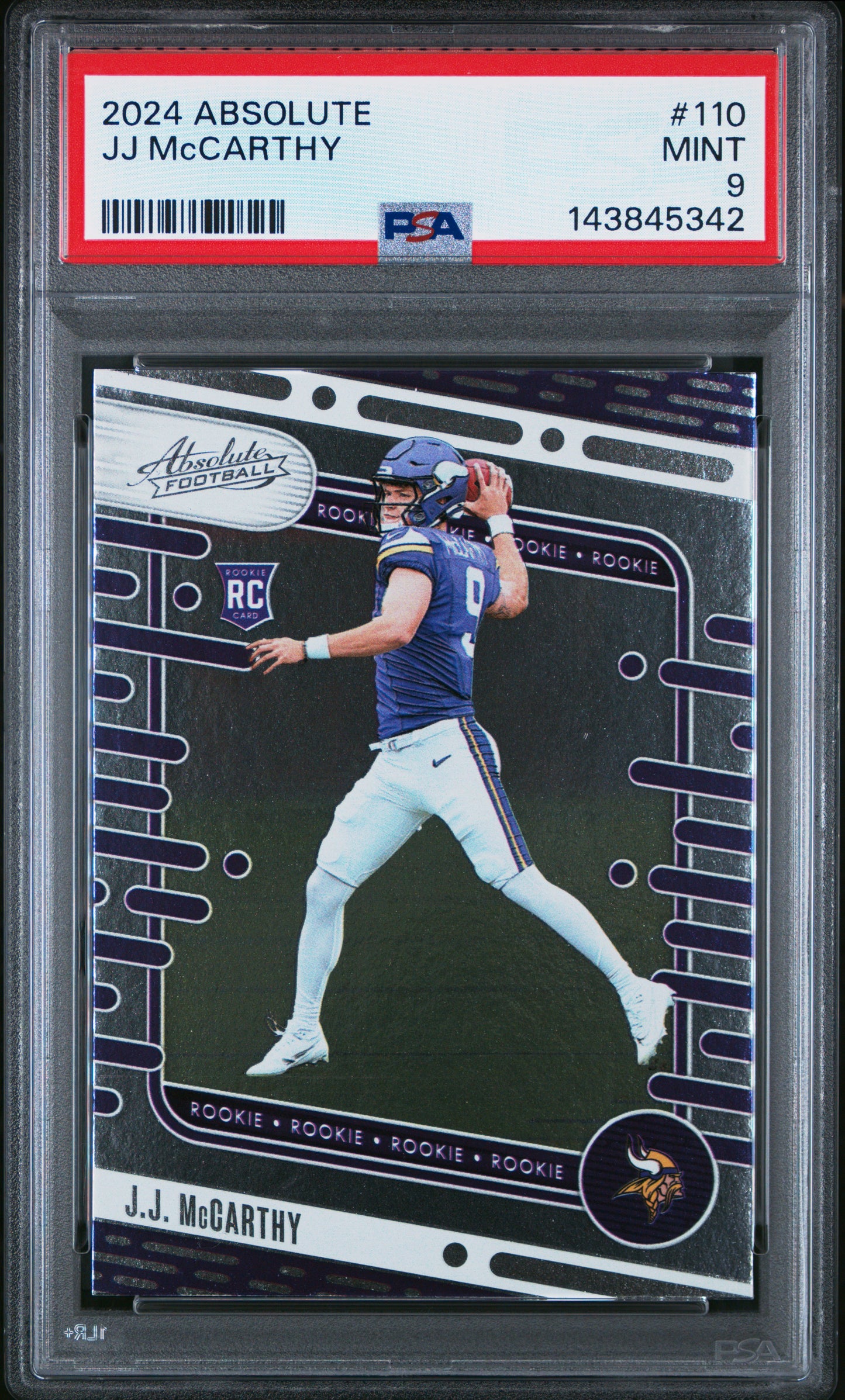 2024 Panini Absolute - JJ McCarthy  #110 PSA 9