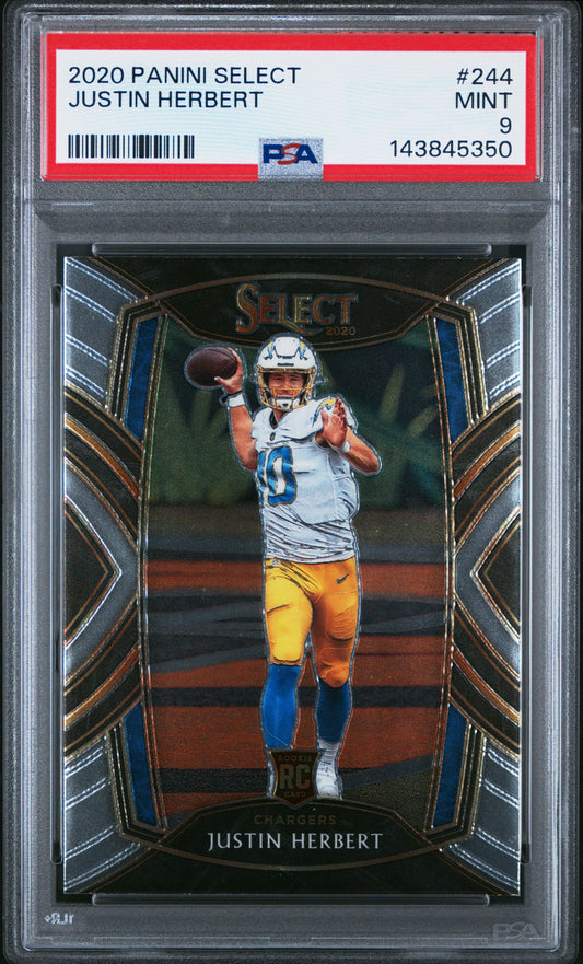 2020 Panini Select Collection - Justin Herbert RC #244