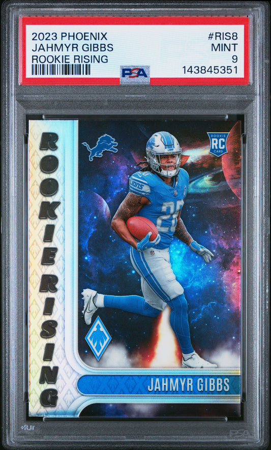 2023 Panini Phoenix - Jahmyr Gibbs RC #RIS8 Rookie Rising