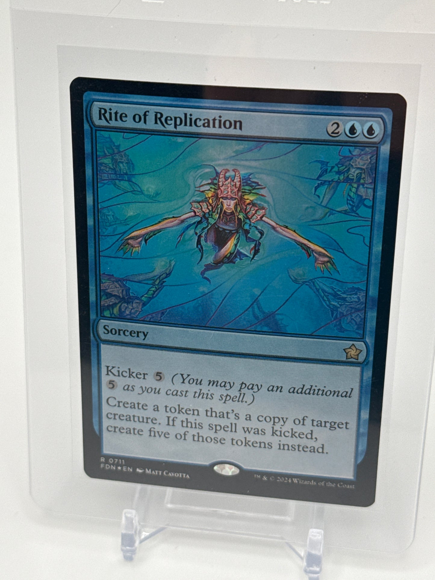 Rite of Replication 0711 Magic The Gathering Foundations **Foil**