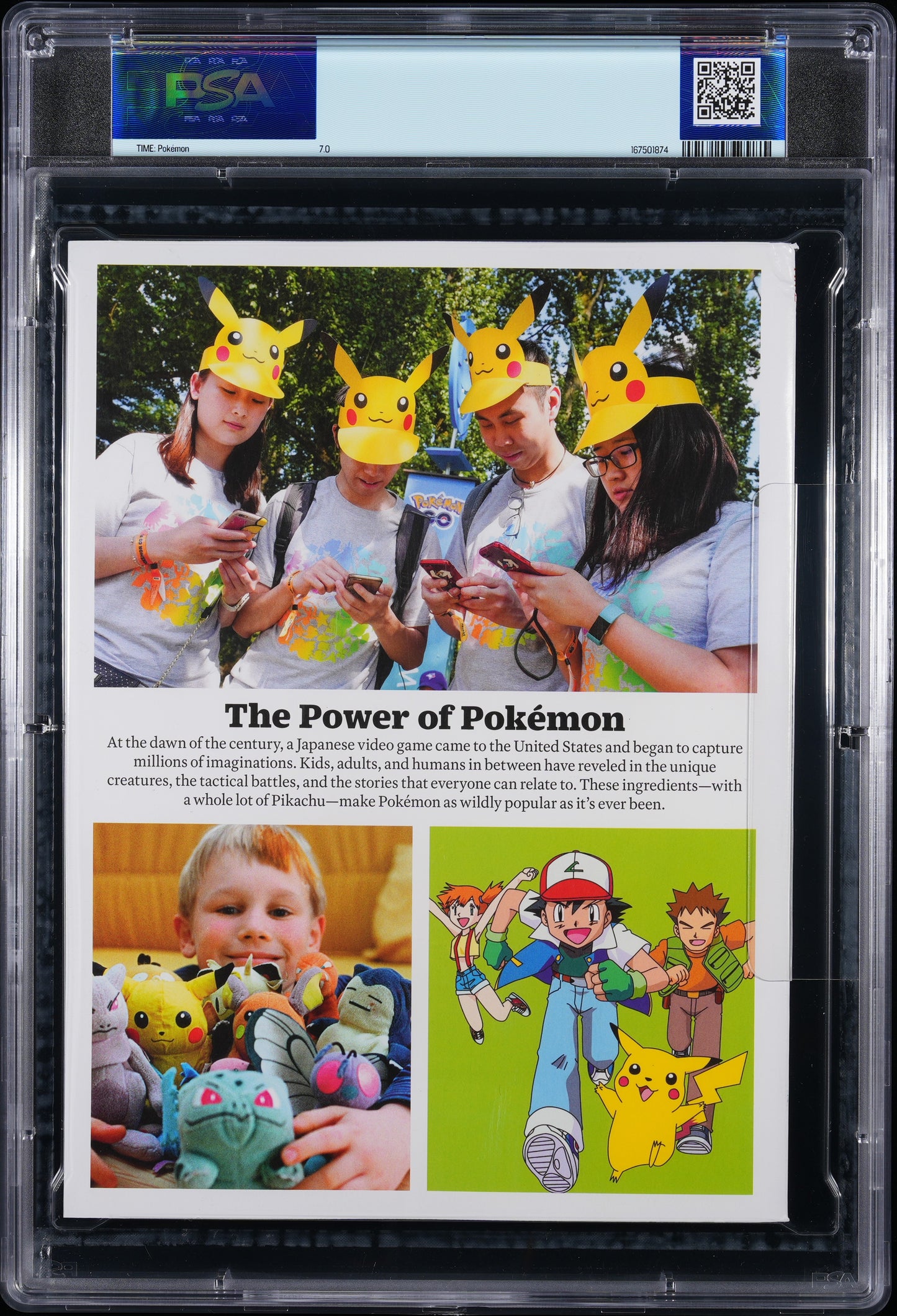 2025 TIME Magazine Special Edition Pokémon GENEGAR PSA 7.0