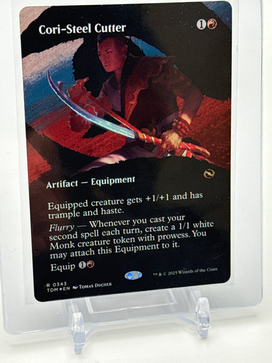Cori-Steel Cutter 0343 Magic the Gathering Tarkir Dragonstorm **Foil**