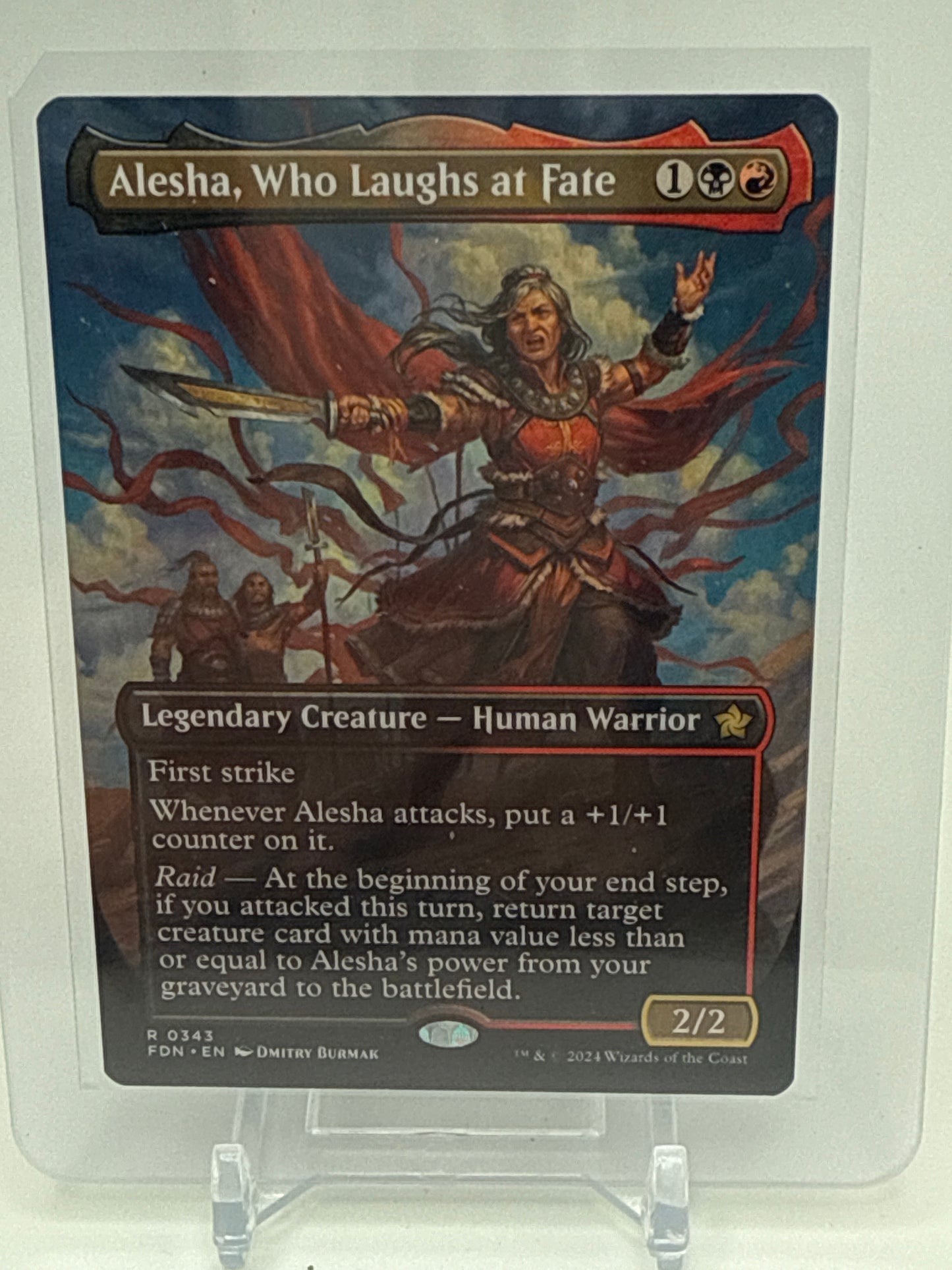 Alesha, Who Laughs at Fate 0343 Magic The Gathering Foundations