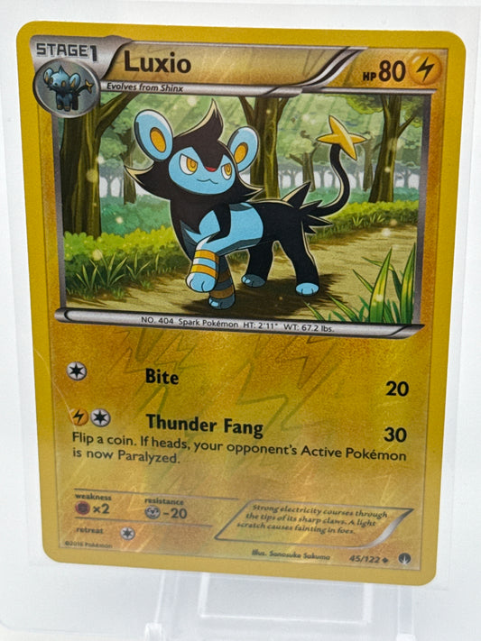 Pokemon Card - Luxio Reverse Holo 45/122