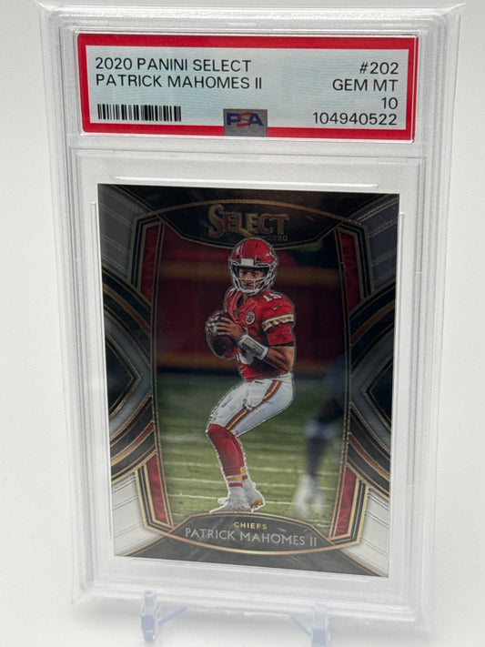 2020 Panini Select Collection - Patrick Mahomes II Club Level Silver