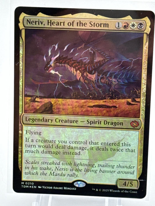 Neriv, Heart of the Storm 0210 Magic the Gathering Tarkir Dragonstorm **Foil**