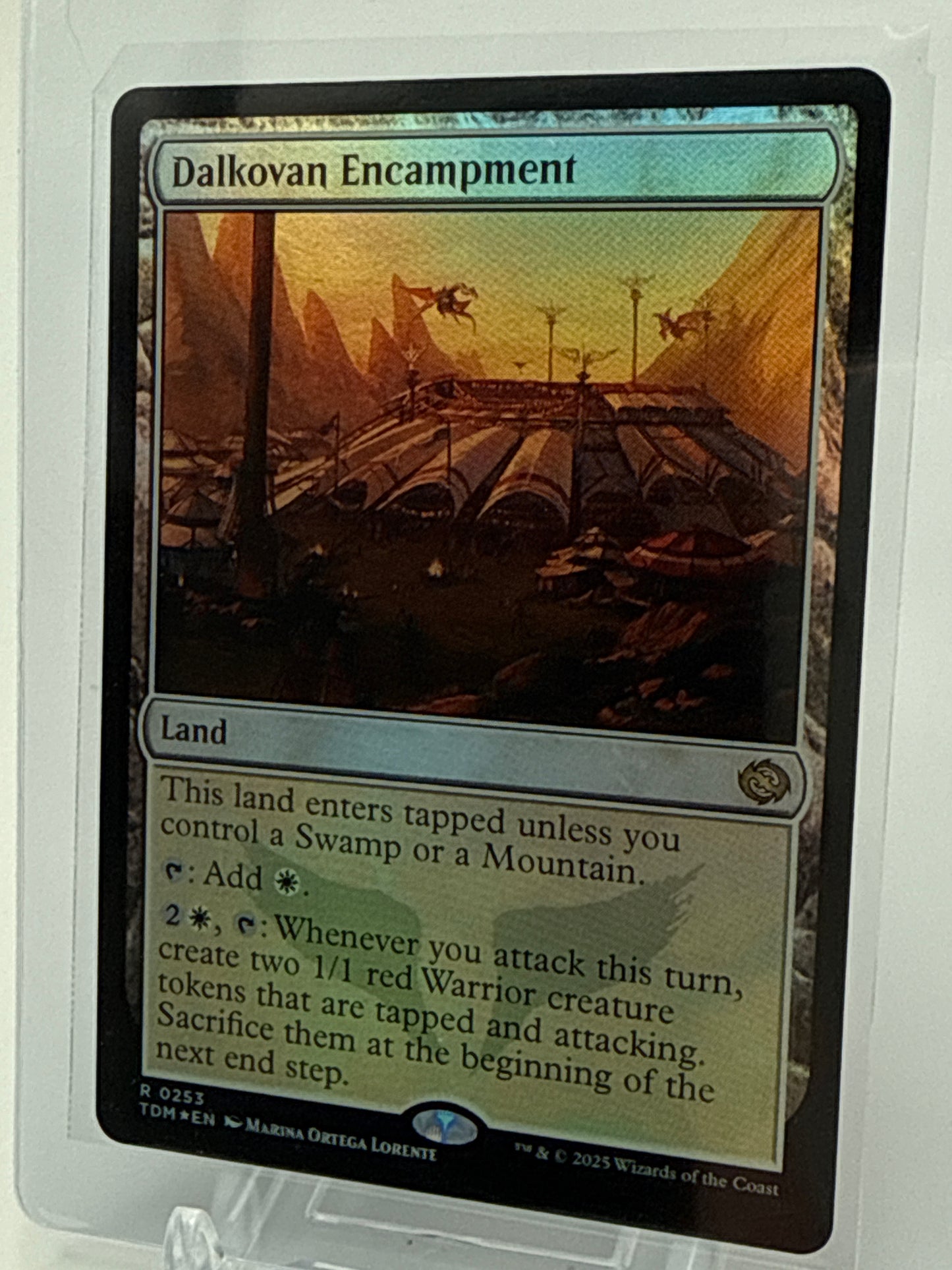 Dalkovan Encampment 0253 - Magic the Gathering Tarkir Dragonstorm **Foil**