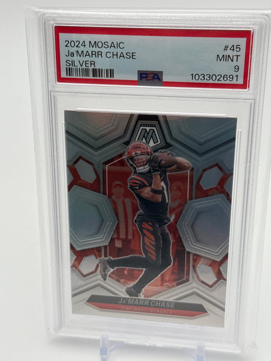 2024 Panini Mosaic Collection - Ja'Marr Chase Silver Prizm