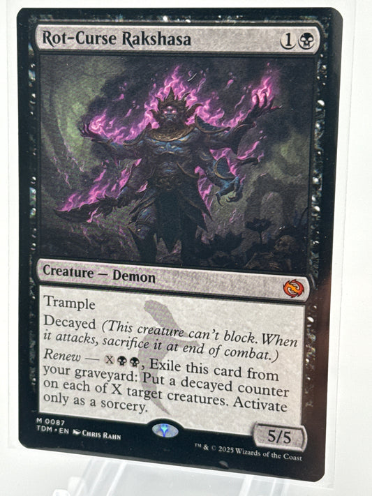 Rot-Curse Rakshasa 0087 -  Magic the Gathering Tarkir Dragonstorm