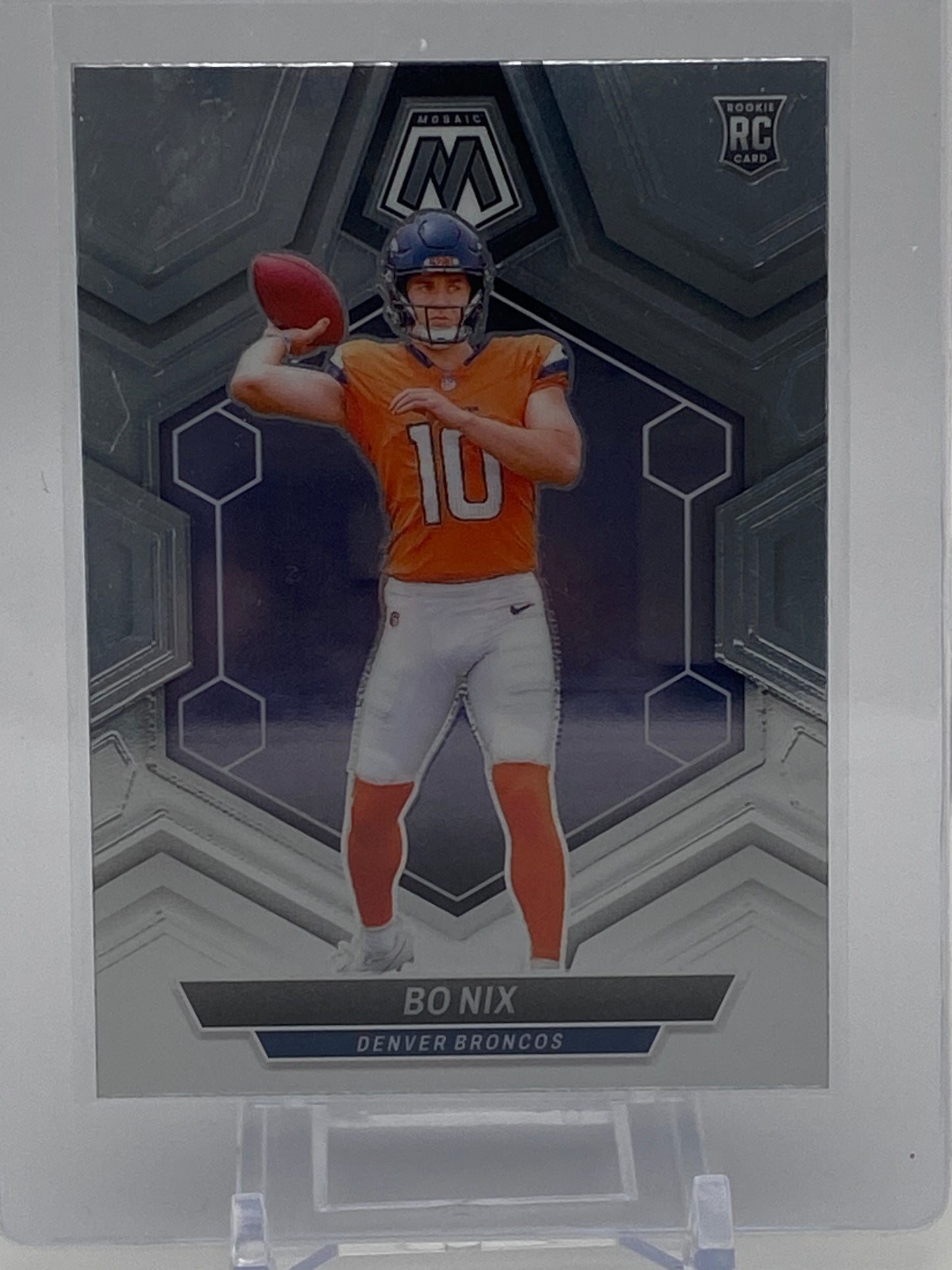 Bo Nix 2024 #312 Panini Mosaic - Rookie Card