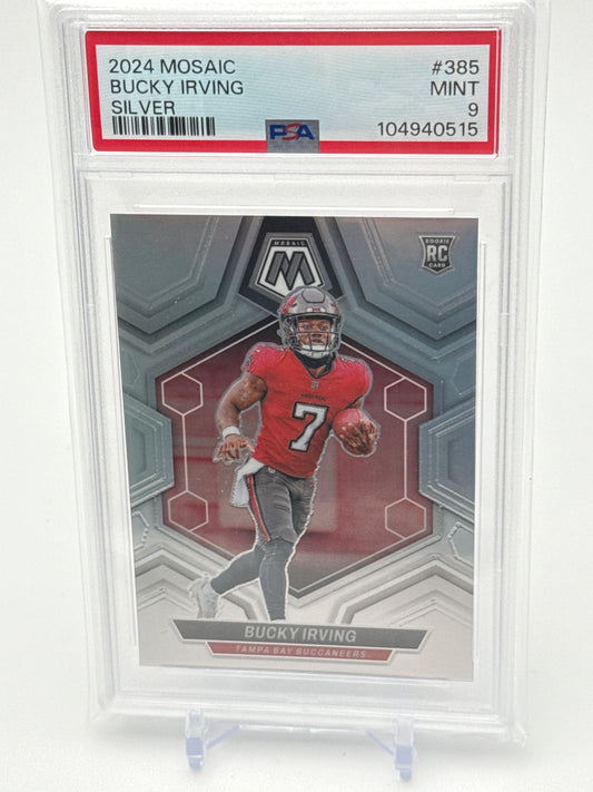2024 Panini Mosaic Collection - Bucky Irving Silver Prizm