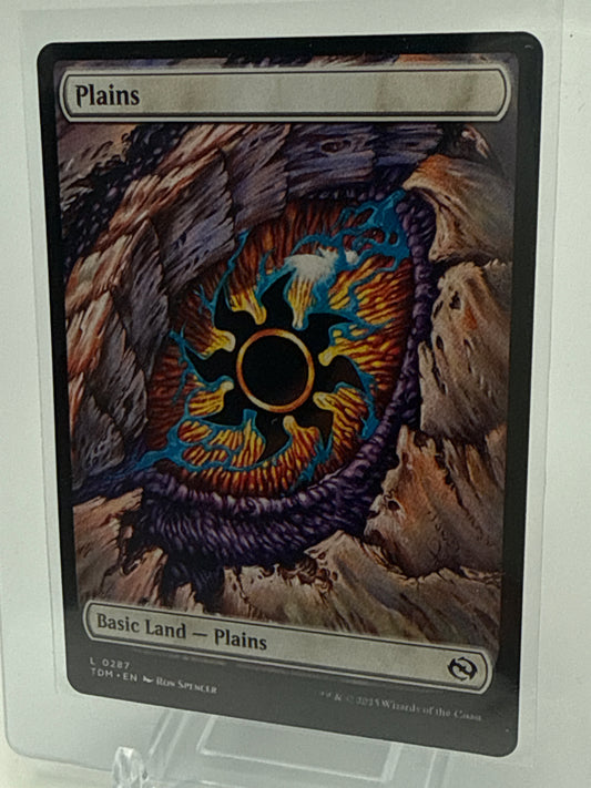 Plains Dragon Eye 0287 -  Magic the Gathering Tarkir Dragonstorm