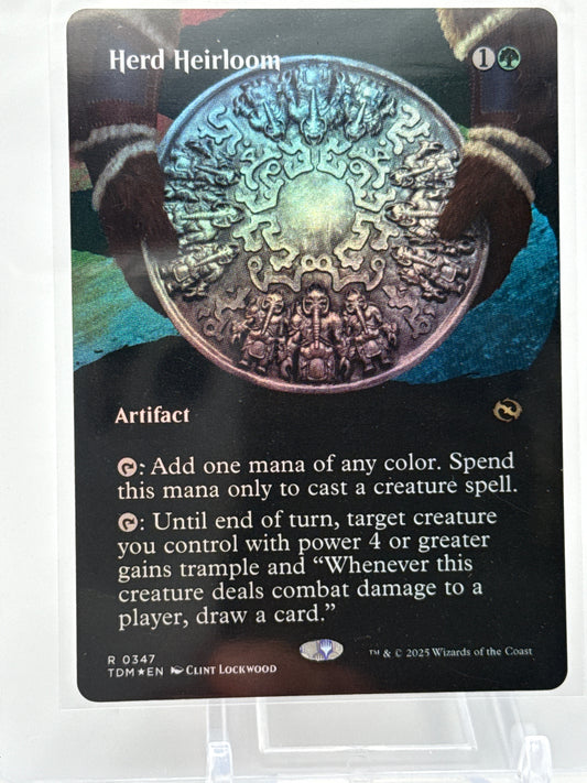 Herd Heirloom Borderless 0347 Magic the Gathering Tarkir Dragonstorm **Foil**