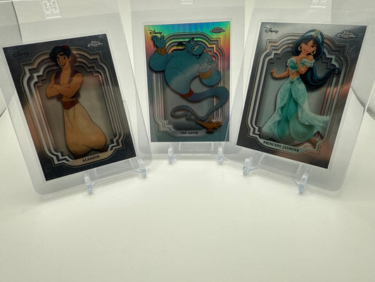 2024 Topps Chrome Disney - Aladdin, Princess Jasmine, and The Genie