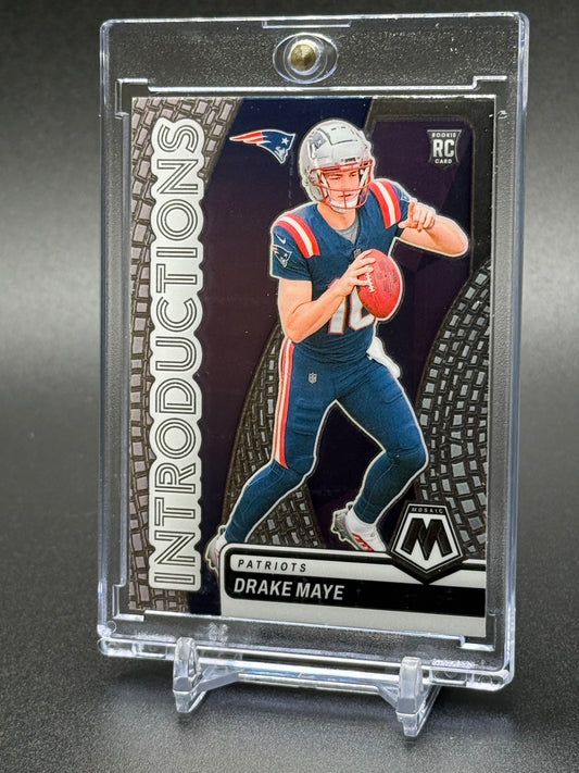 2024 Panini Mosaic - Introductions Drake Maye #1 Silver Rookie Card