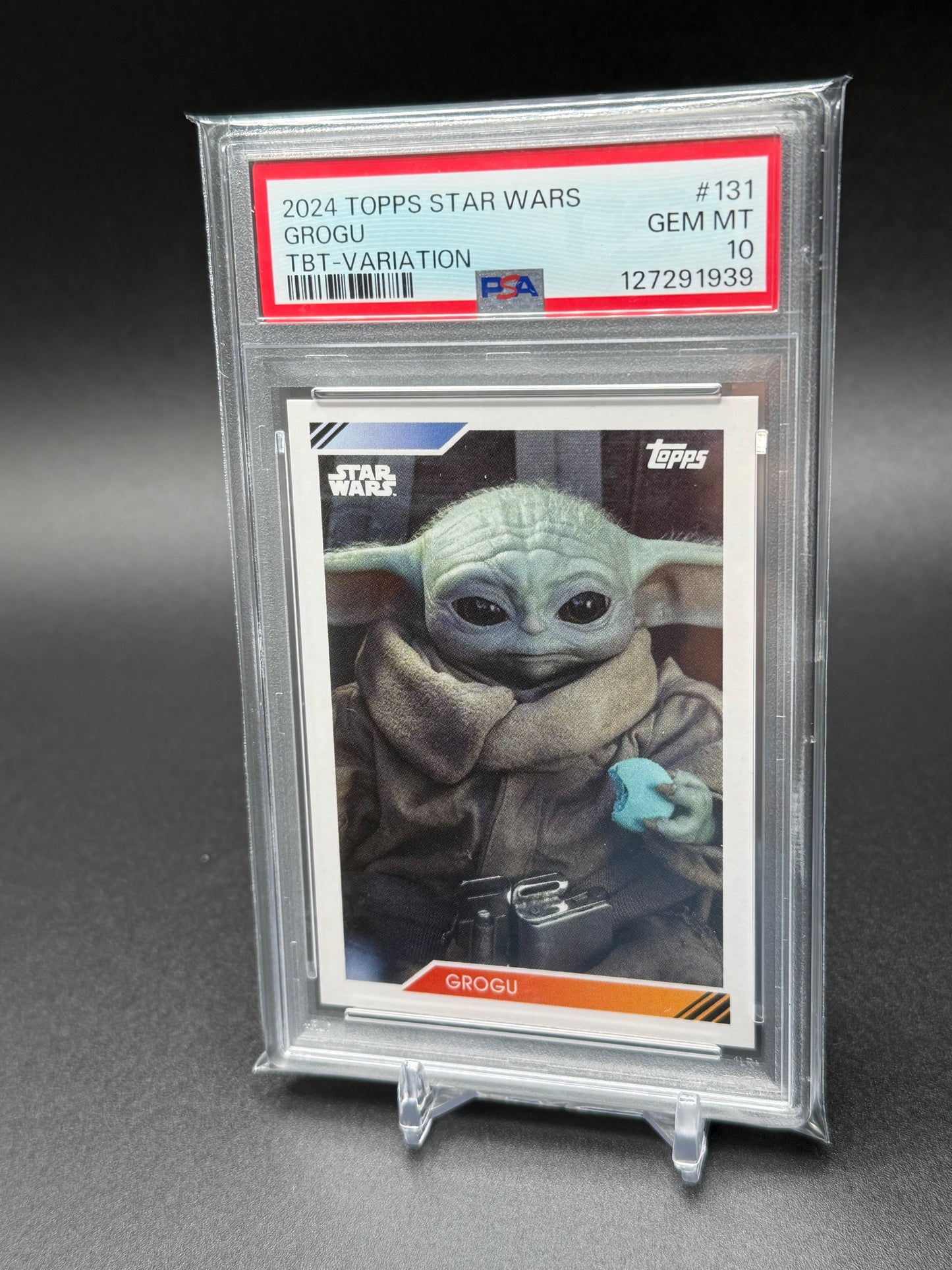 2024 Topps Star Wars "ThrowBack Thursday" - Grogu SP Photo Variation Card #131