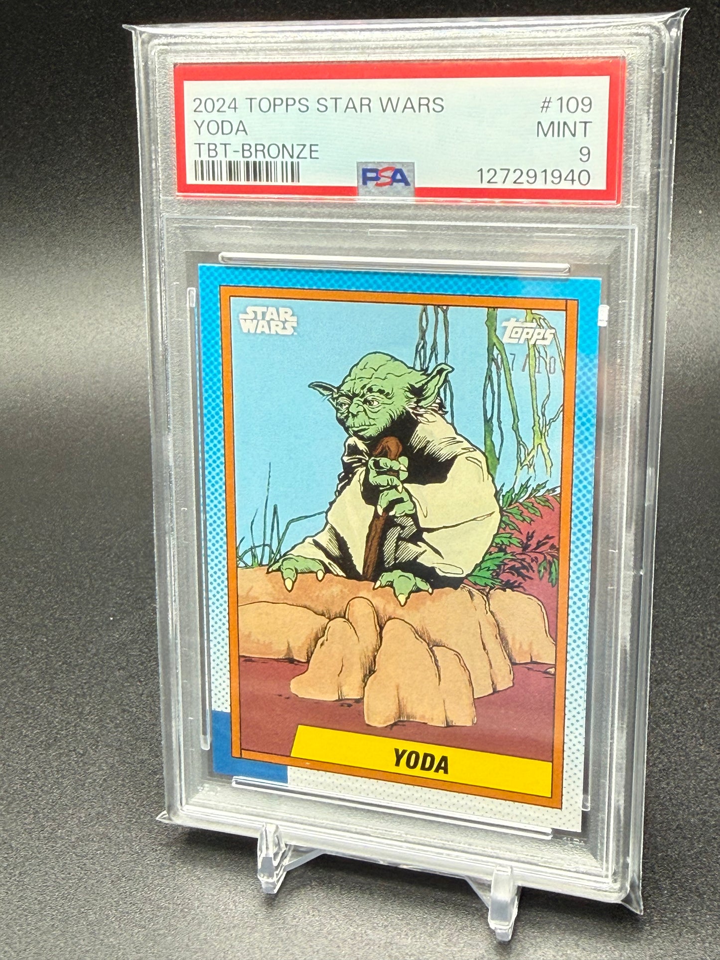 2024 Topps Star Wars "ThrowBack Thursday" - Yoda Bronze Card #109 07/10