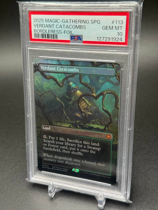 2025 Magic the Gathering, Tarkir - Verdant Catacombs Foil SPG #113 PSA 10