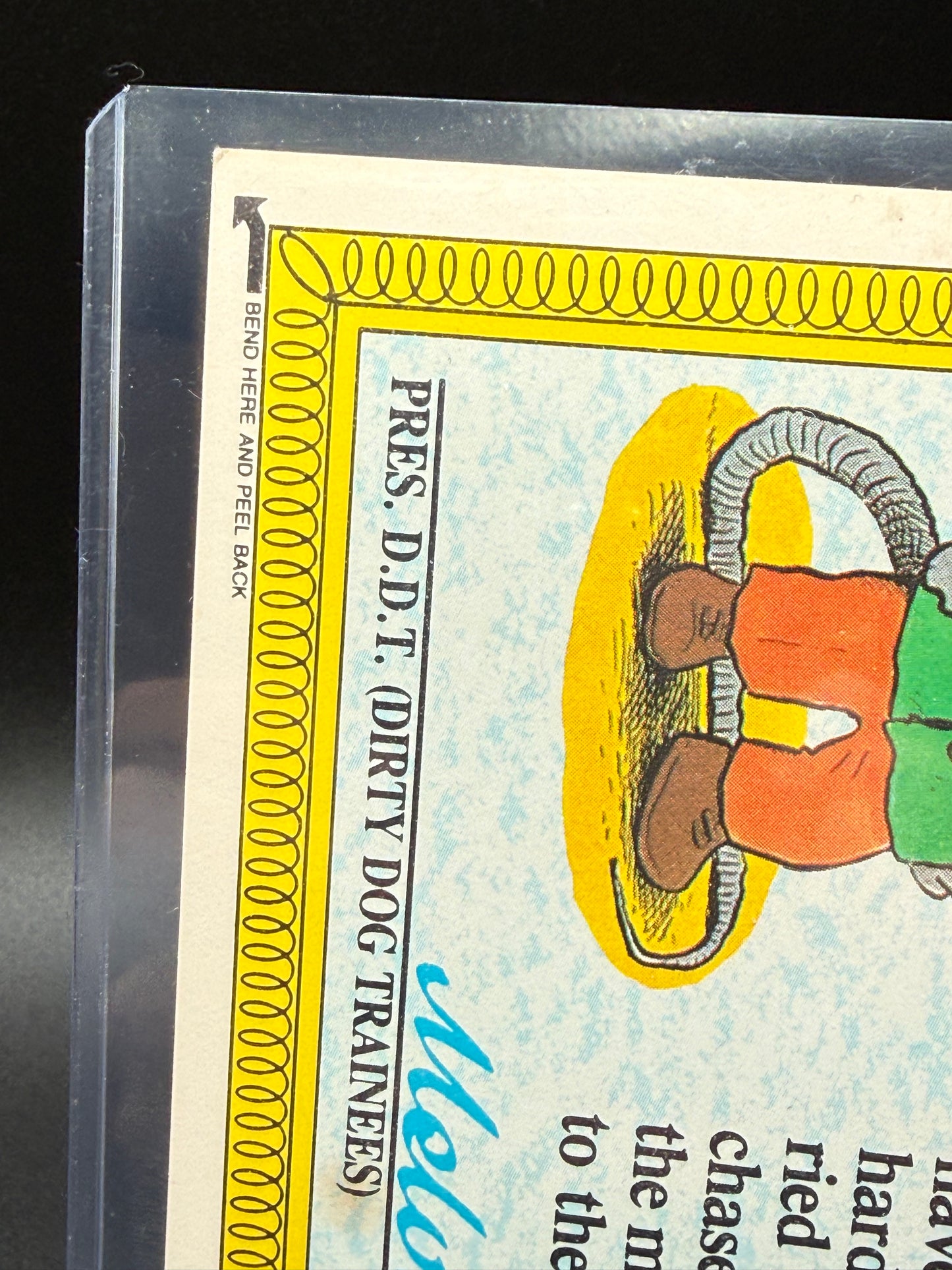 1986 Topps Garbage Pail Kids  Giant -  New Wave Dave #30  5x7