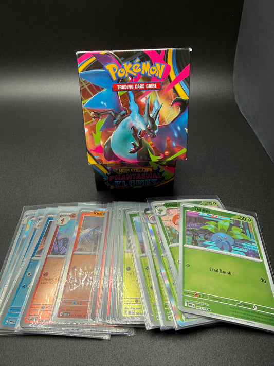 Pokemon ME02: Phantasmal Flames Booster Bundle Holo & Reverse Holo Box Set