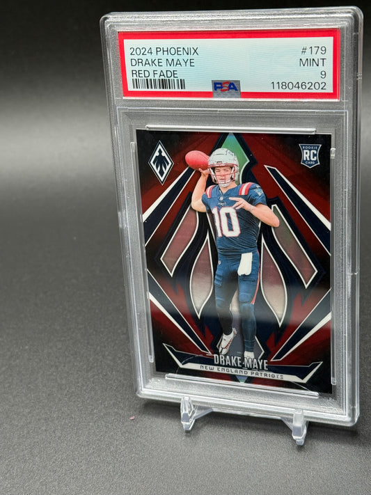 2024 Panini Phoenix Collection  Drake Maye  Card #179  Red Fade  043/299