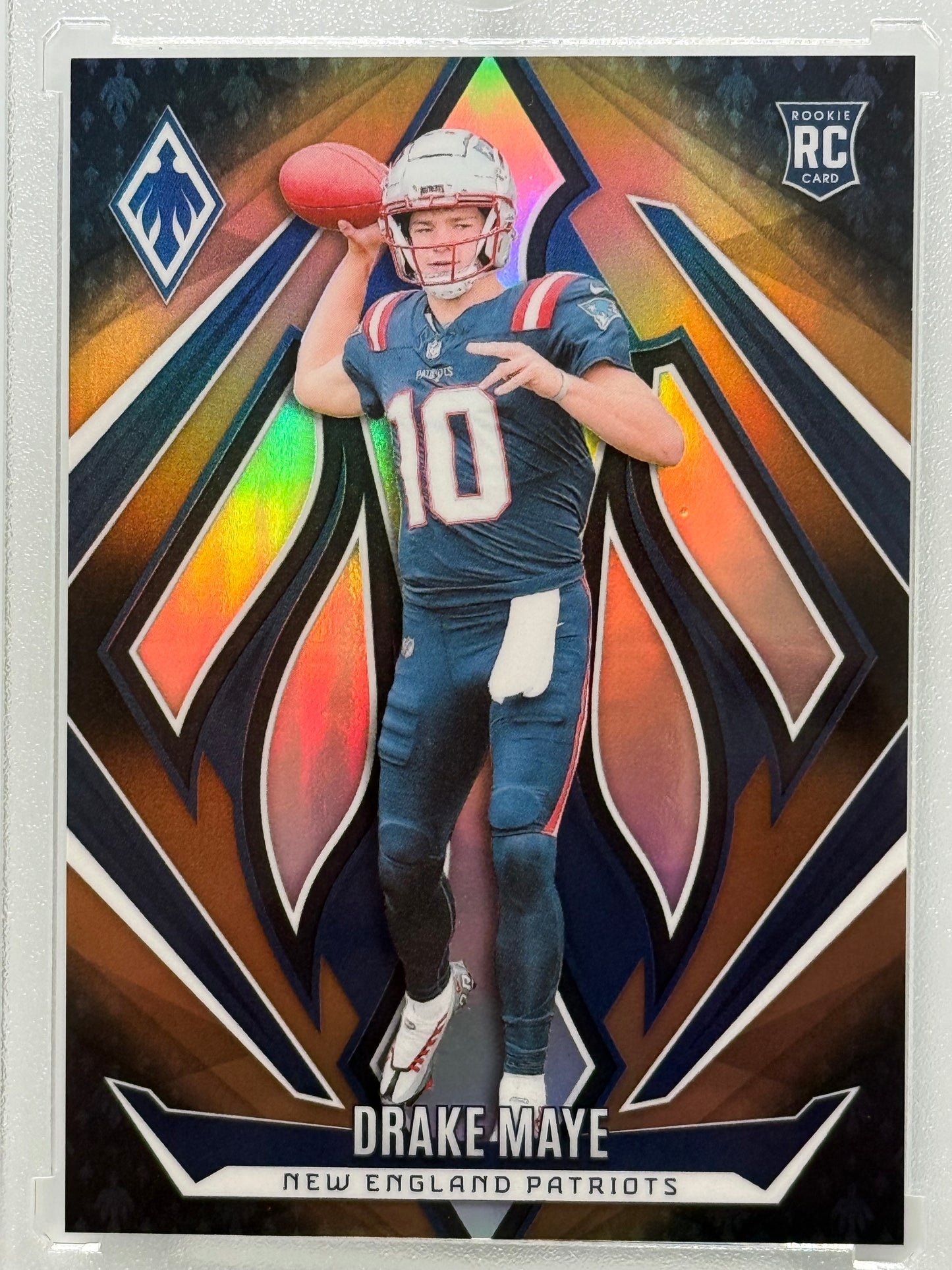 Drake Maye 2024 Phoenix Bronze Fade /125 #179 Rookie RC
