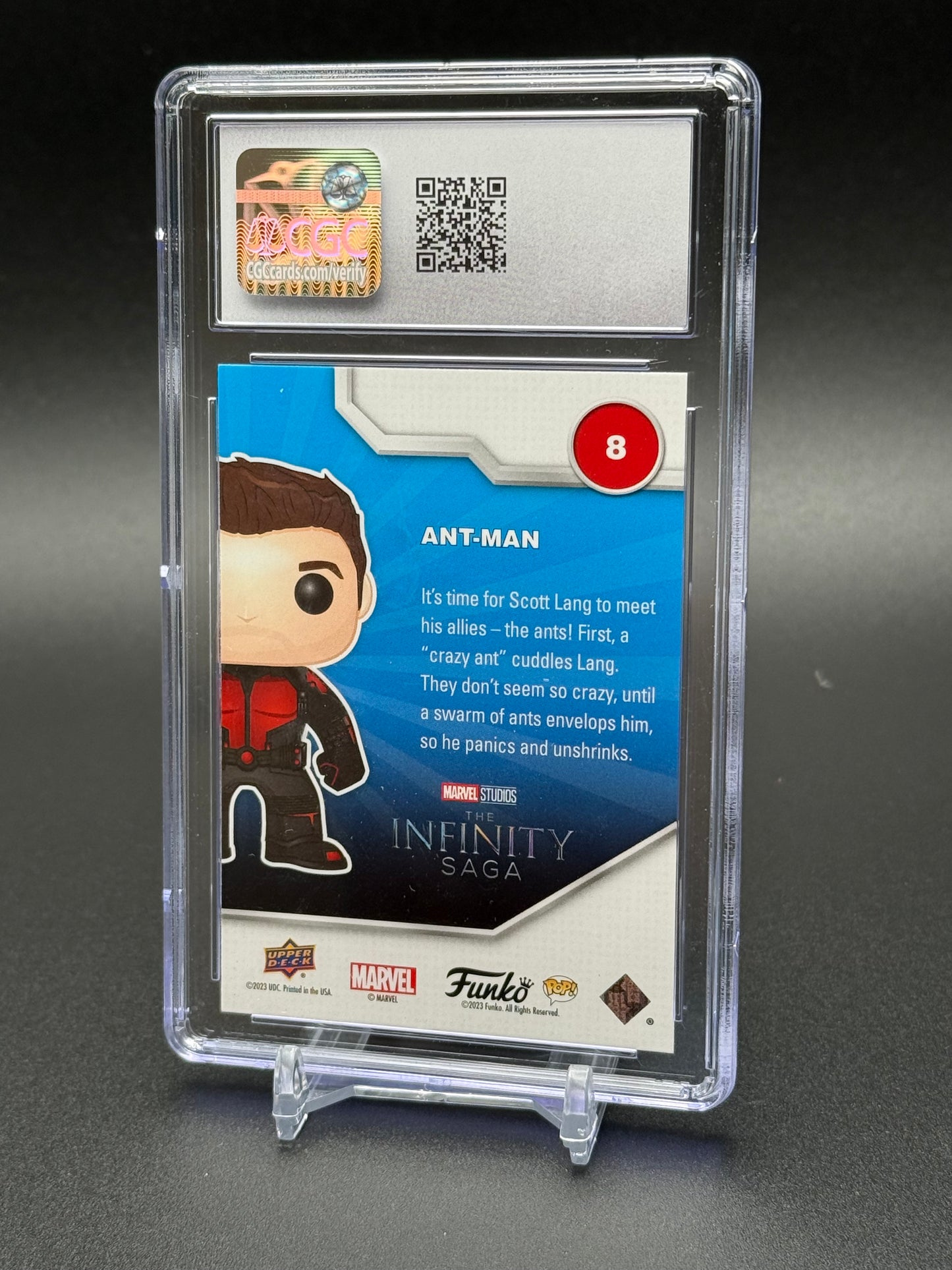 2023 Upper Deck Funko POP! Marvel Infinity Saga  - Ant-Man-Black AI #8