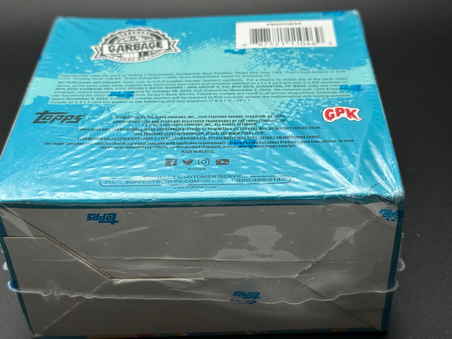 GPK 2022 Book Worms Sticker Cards Topps Garbage Pail Kids Mega Box 136 Stickers